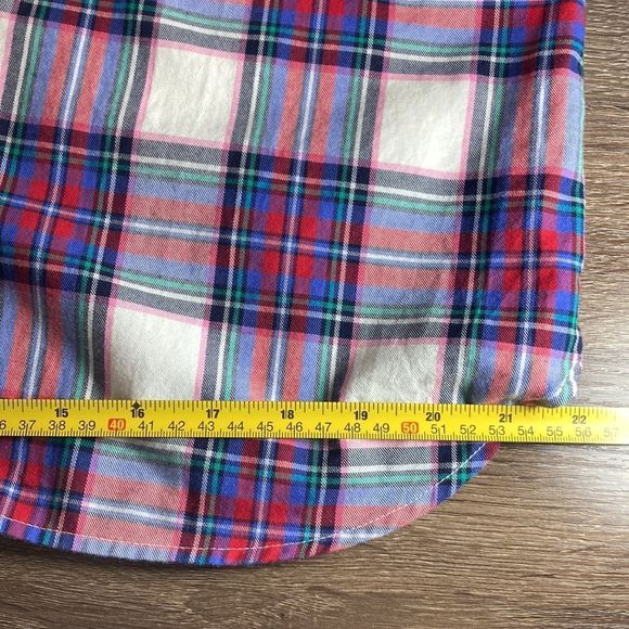Womens Medium Petite Talbots Plaid Button Down Shirt - Picture 7 of 7